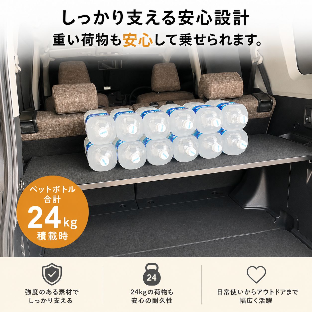 日本製】新型シエンタ 10系 15系 ラゲッジボード ラゲージボード 二段