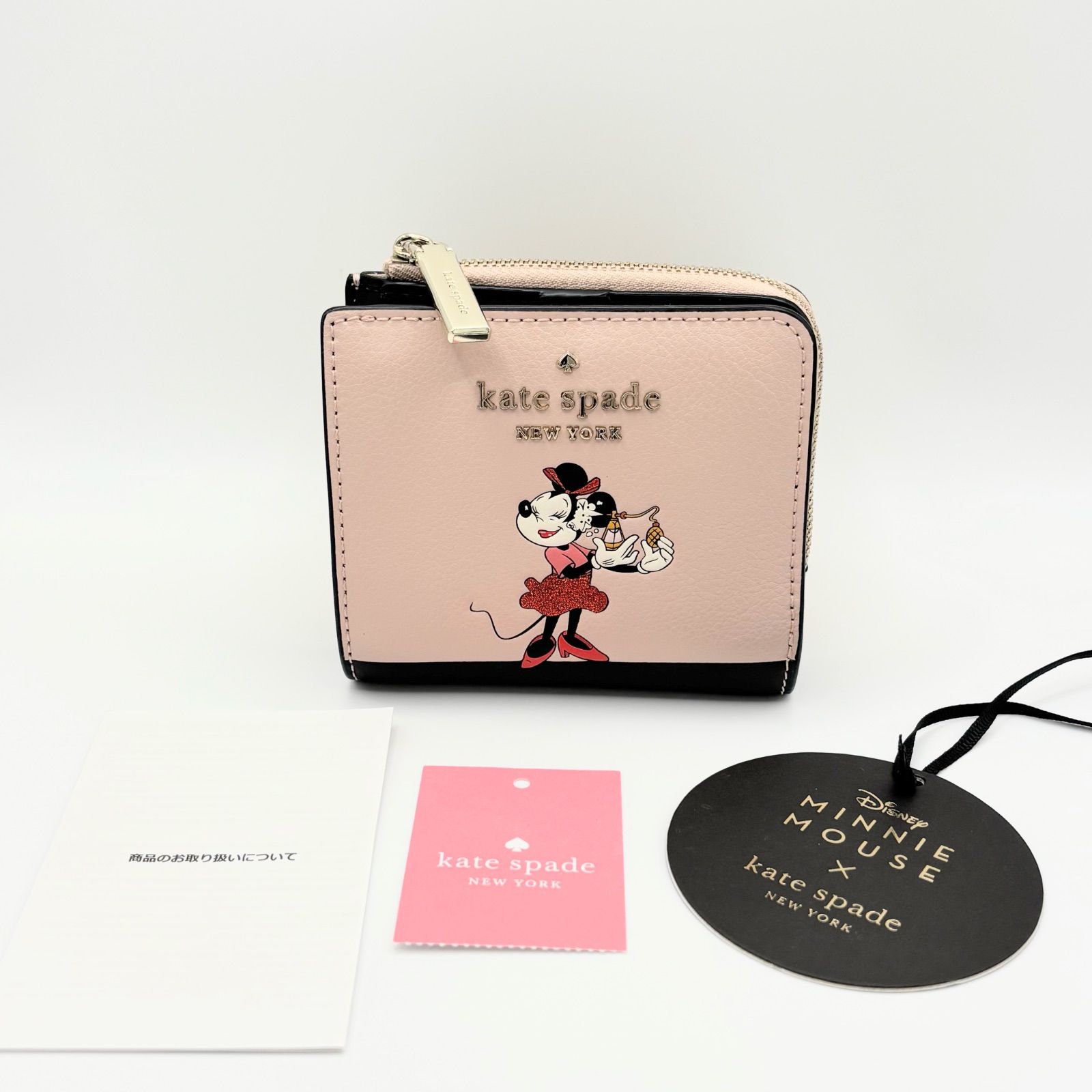 美品 ケイトスペード kate spade 二つ折り財布 ディズニーコラボ