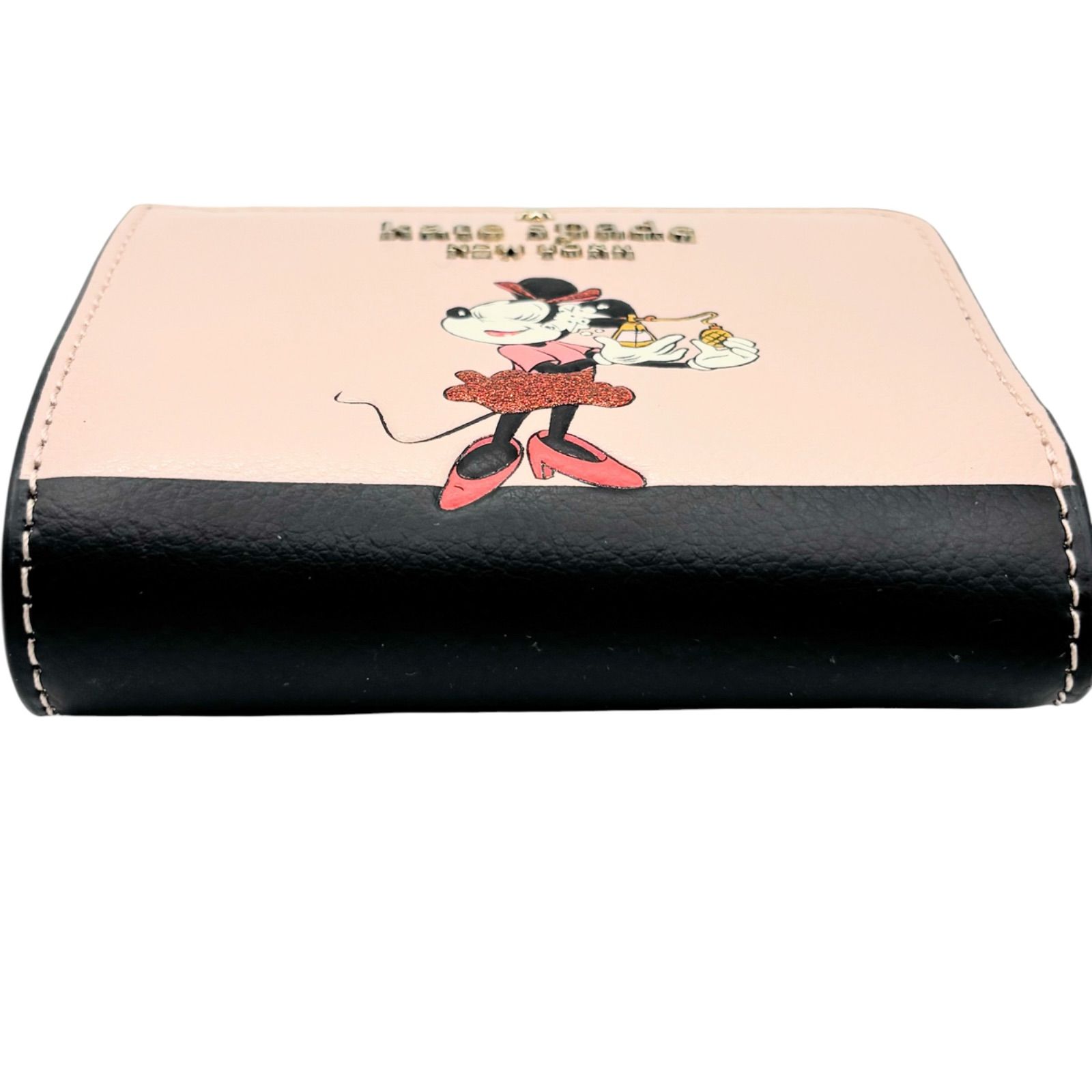 美品 ケイトスペード kate spade 二つ折り財布 ディズニーコラボ