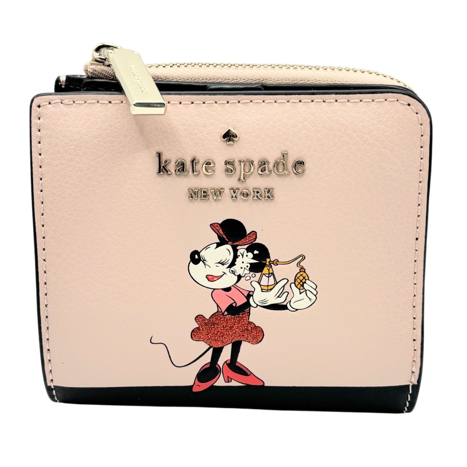美品 ケイトスペード kate spade 二つ折り財布 ディズニーコラボ