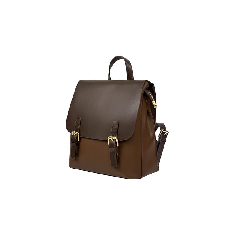 【新品】 [Kinatu] リュック レディース 本革 2way 大容量 軽量 防水 レザー リュックサック おしゃれ 通勤 通学 旅行 ビジネス マザーズバッグ 上品 きれいめ 大人 かわいい バッグ 自立型 多機能 プレゼント 人気 ブラウン 0 11,861円