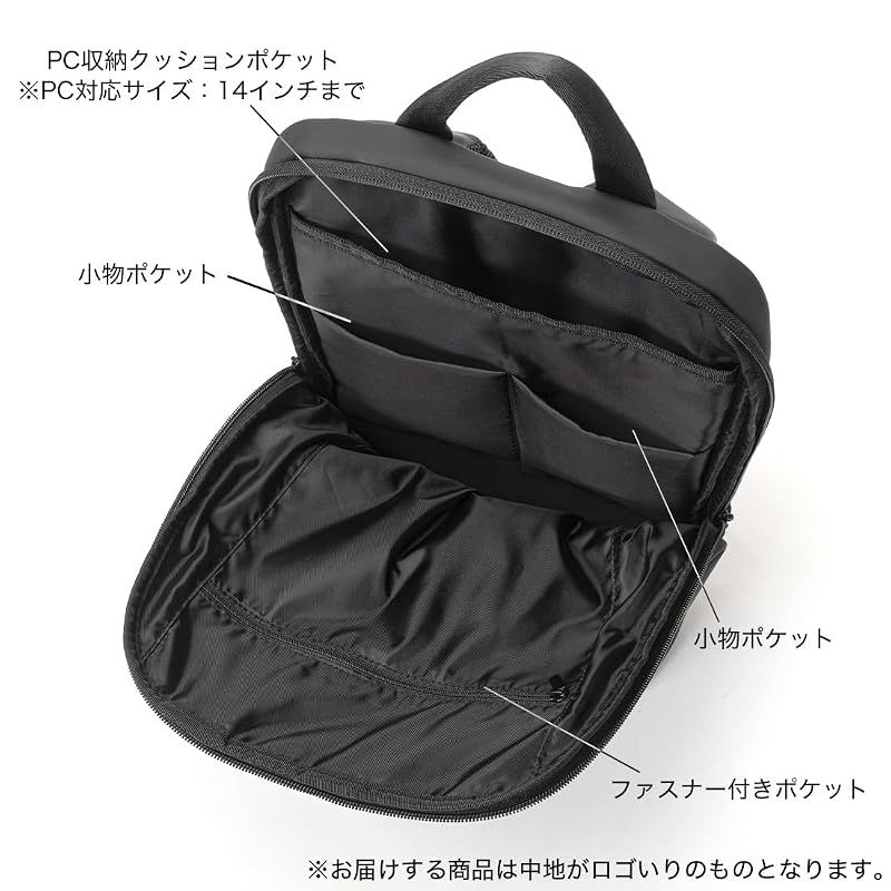 【新品】 [KLON] リュック ビジネスリュック 防水 薄型 メンズ レディース ユニセックス 通勤 オフィスコーデ 軽量 バックパック 黒 シンプル MATTE COATED RUCK SACK-WAV BLACK 0
