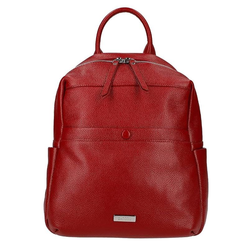【新品】 [バルコス] シュリンクレザー リュック レディース ONESIZE BORDEAUX 1