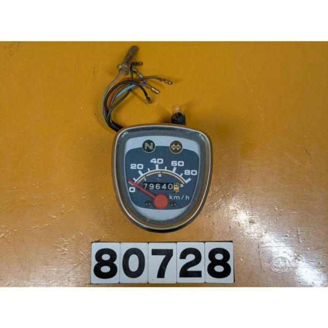 80728 中古 ホンダ スーパーカブ90 スピードメーター 80km メーター 11,550円