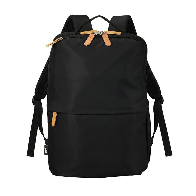【新品】 [KABAG] リュック ガバッと開く2層上下分割 721700 ミニ ブラック 0