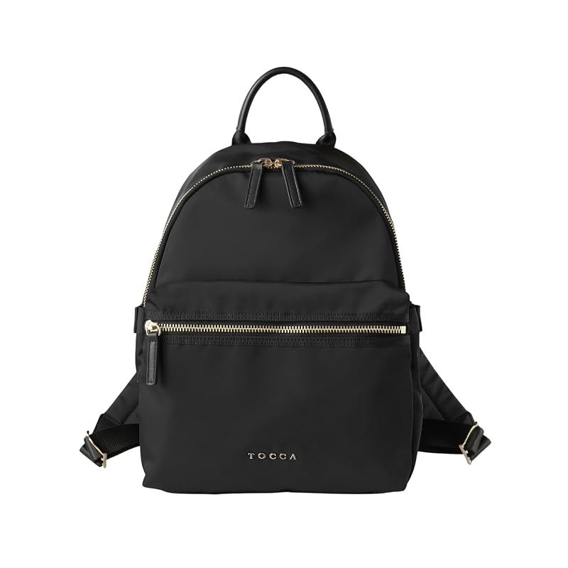 【新品】 [TOCCA] SMALL TRAVELING BACKPACK バックパック リュック きれいめ 旅行 撥水 (ブラック) 0