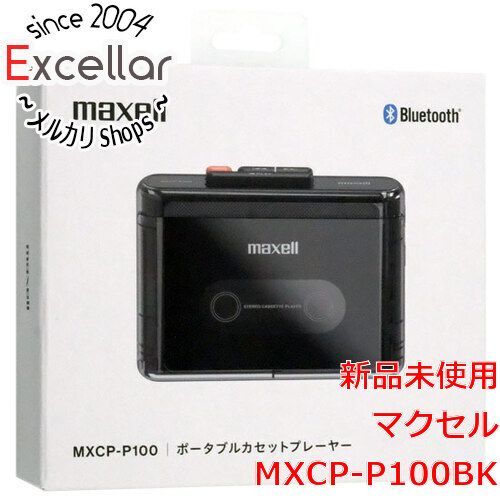[bn:2] maxell　Bluetooth対応ポータブルカセットプレーヤー　MXCP-P100BK　ブラック