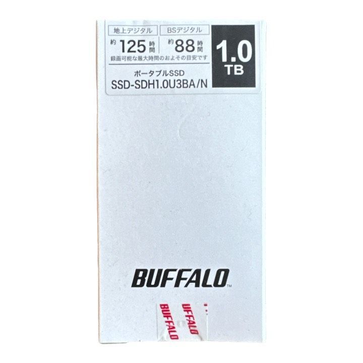 BUFFALO 外付けSSD 1TB Type-C／Type-A対応 SSD-SDH1.0U3BA/N