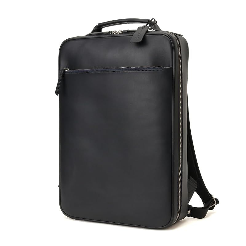 【新品】 [G Genuine Leather] リュック 防水 本革 レザー メンズ レディース ビジネス バッグ 多機能 ノートPC 軽量 バックパック リュックサック 20l 大容量 通勤 通学 (ダークネイビー) 0 28,124円