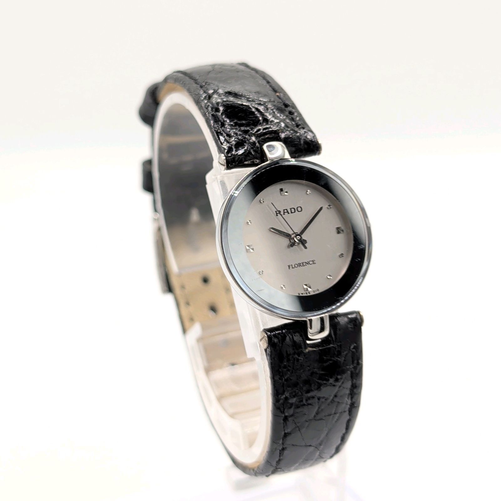 RADO Florence 318.3744.4 Watch Quartz Ladies Silver Dial Swiss Y2K