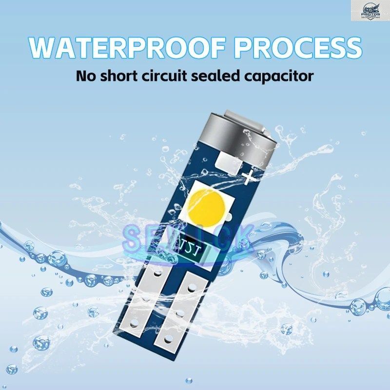 500PCS T5 LED BULB W3W W1.2W 3030 LED CANBUS CAR INTERIOR LIGHTS DASHBOARD WARMING INDICATOR WEDGE INSTRUMENT LAMP 12V RED