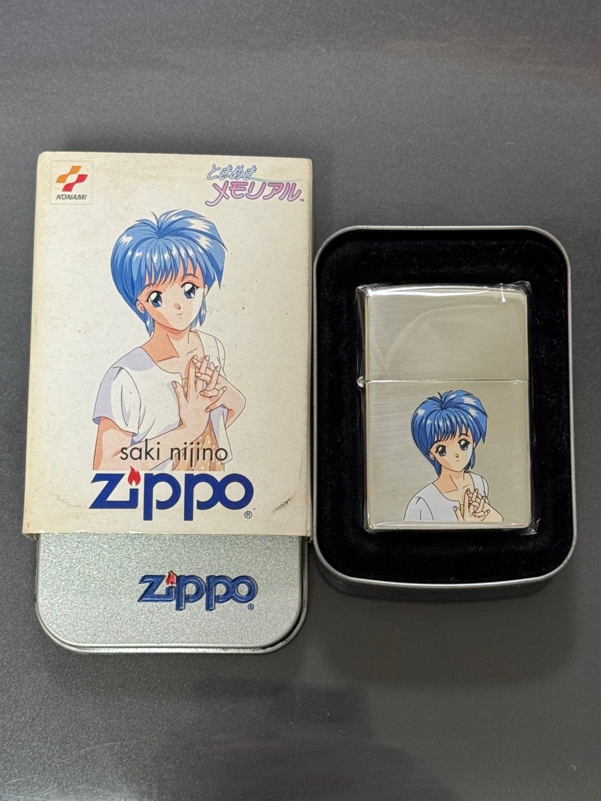 zippo ときめきメモリアル 虹野沙希 にじのさき 年代物 1996年製