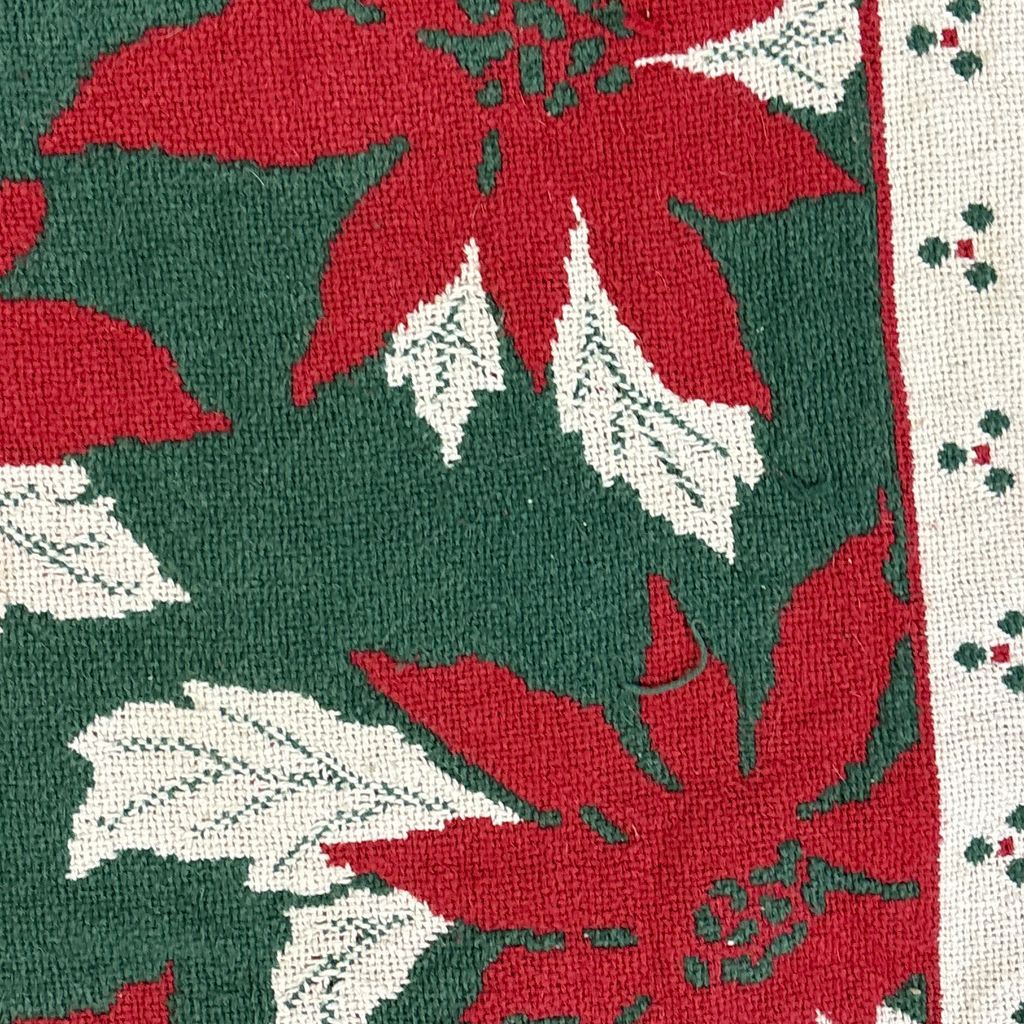 vintageラグ ブランケット マルチカバー タペストリー クリスマス