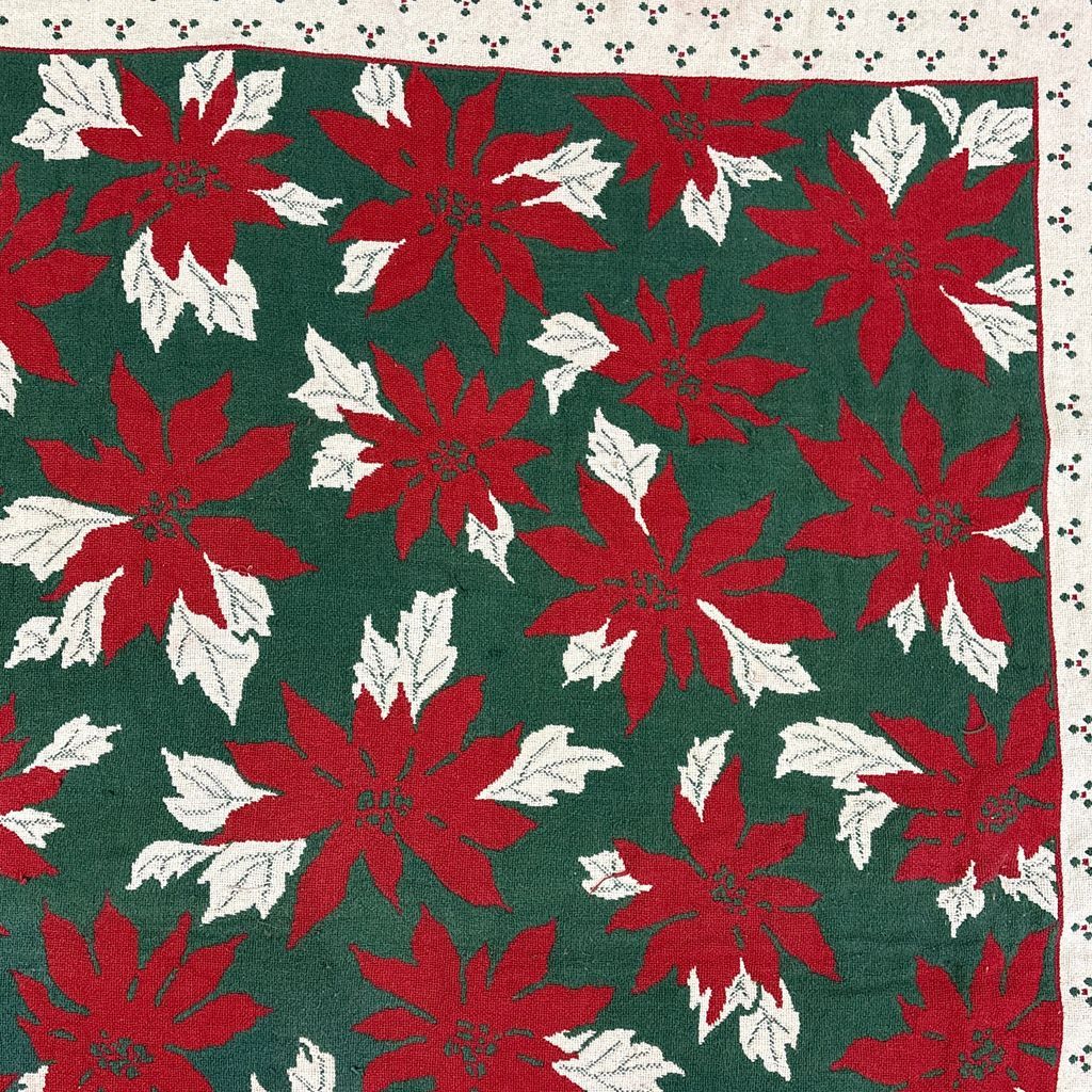 vintageラグ ブランケット マルチカバー タペストリー クリスマス