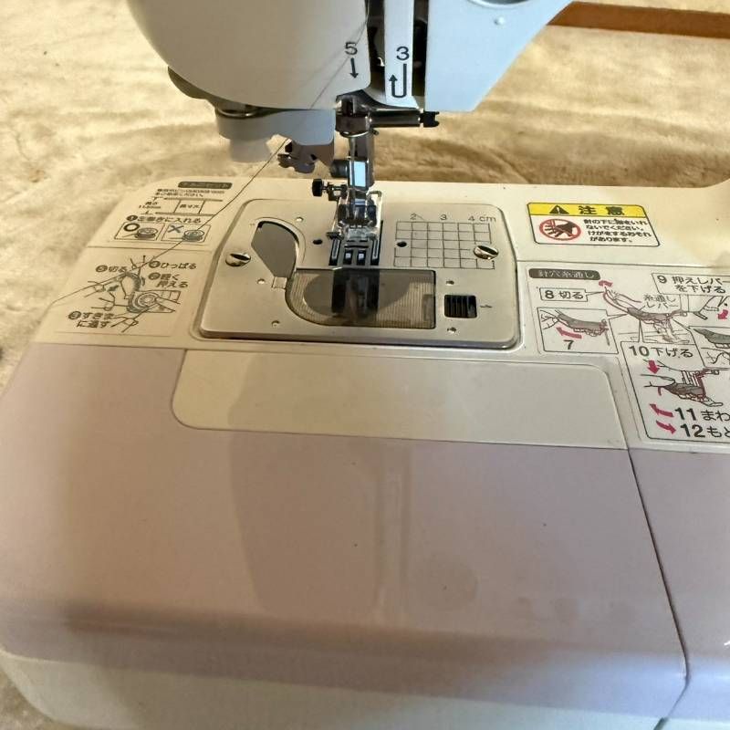 brother F38-LA（ELU5402） 電子ミシン フットコントローラー付き 動作