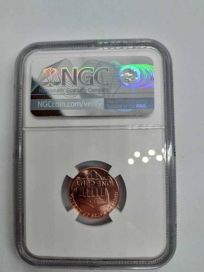 【２点セット】NGC MS66 RD 2025 P&D リンカーンシールドセント 2点セット】NGC MS66 RD 2025 P&D リンカーンシールドセント ペニー