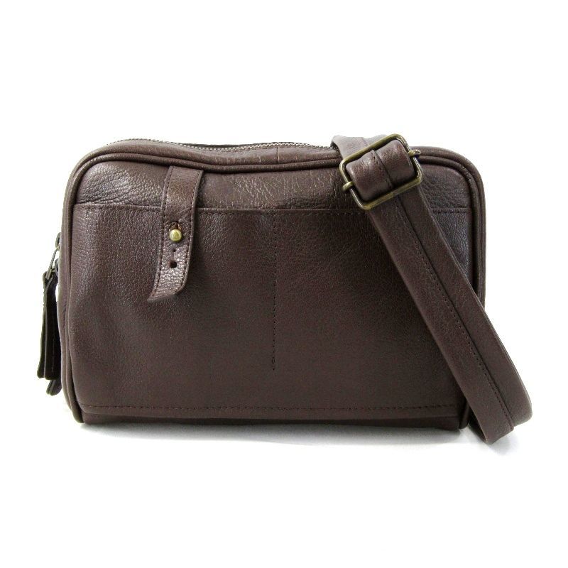 美品 m+ エムピウ ショルダーバッグ MARSUPIO II マルスーピオ2 山羊革