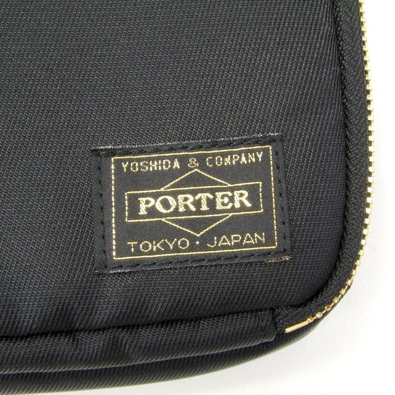美品 PORTER ポーター ウォレット ショルダーバッグ シア 871-15185