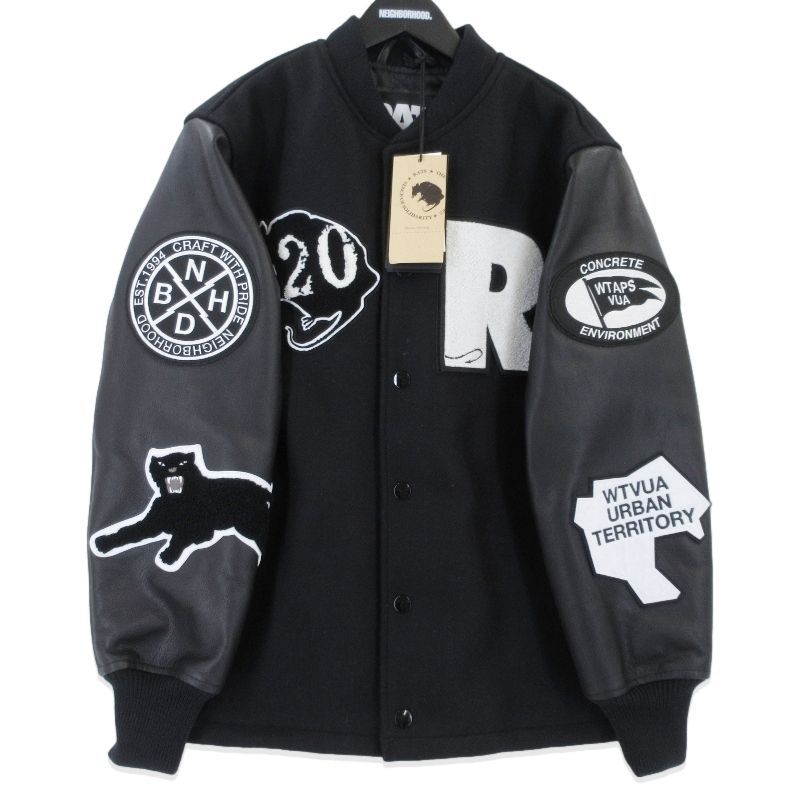未使用 RATS × NEIGHBORHOOD × WTAPS ラッツ 20th LEATHER X MELTON