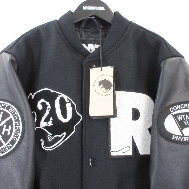 未使用 RATS × NEIGHBORHOOD × WTAPS ラッツ 20th LEATHER X MELTON