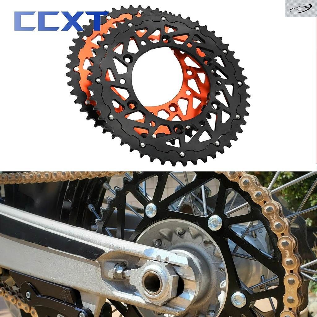 オートバイ リア チェーン スプロケット 50T 52T KTM EXC SX XCF XCW EXCF SXF SMR 450 525 560 LC4 DUKE 640 SMC 660 690 790