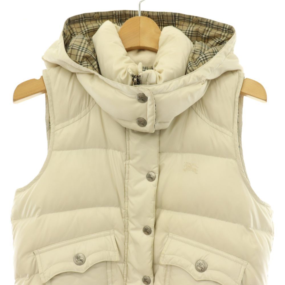 バーバリーブルーレーベル ベージュ ダウンベスト バーバリーブルーレーベル BURBERRY BLUE LABEL ダウンベスト アウター