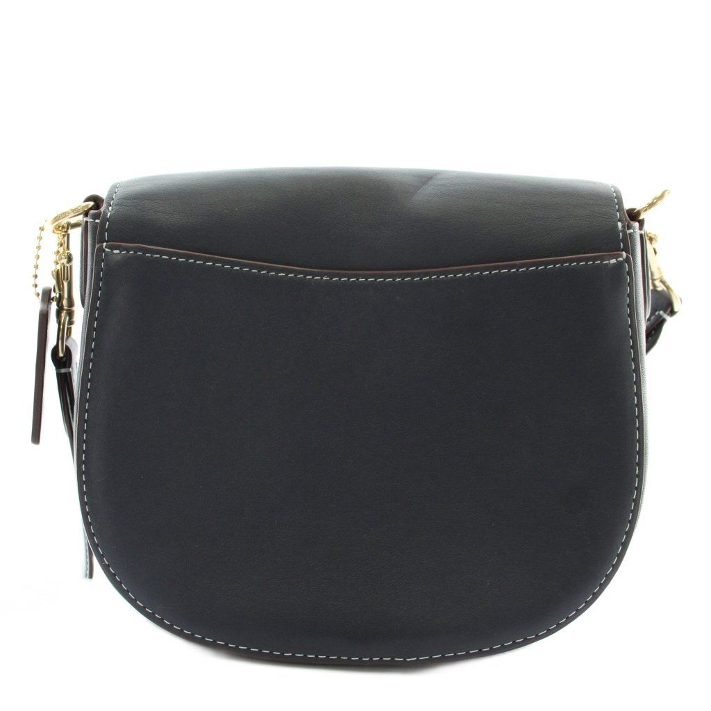 コーチ COACH ショルダーバッグ デニム キャンバス レザー