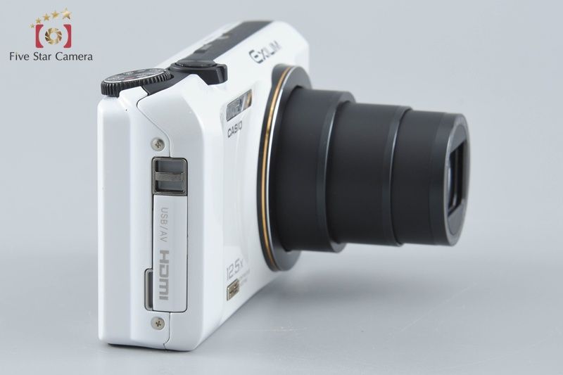 中古】Casio カシオ EXILIM EX-ZR200 ホワイト コンパクトデジタル
