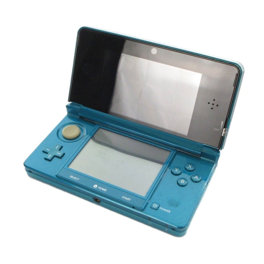 任天堂 3DS ゲーム機 本体 ロゴ 初期化・動作確認済 緑 グリーン