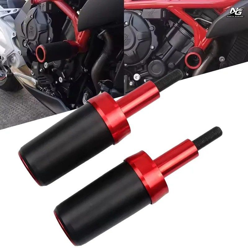 オートバイ転倒保護フレームスライダーフェアリングガードクラッシュパッドプロテクターMT07 FZ07 MT-07 FZ-07