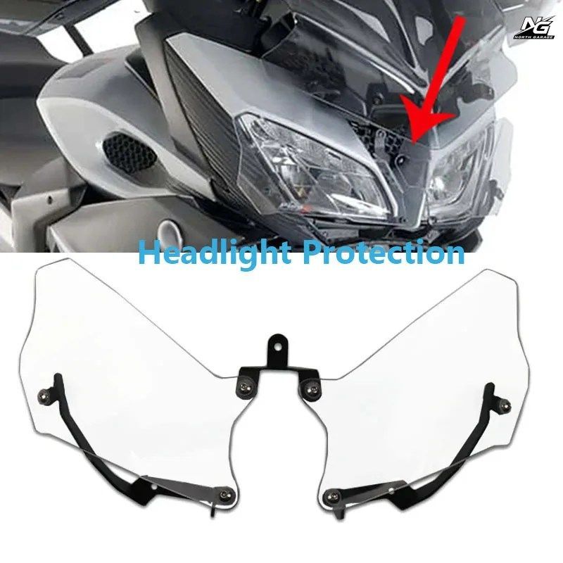 オートバイ用ヘッドライト保護フィルムガード フロントランプカバー MT-09 TRACER MT09 TRACER 2015 2016 2017