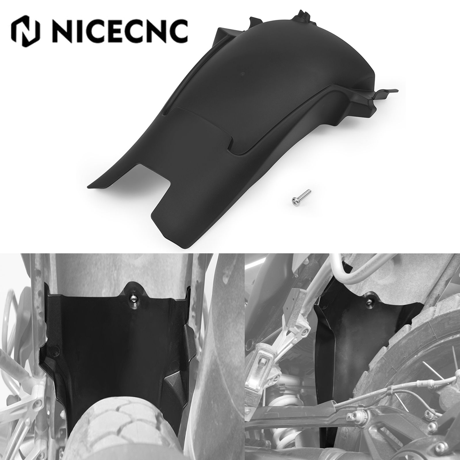 NICECNC BMW R1250GS 2018〜2023対応 リアフェンダーマッドガード スプラッシュガード