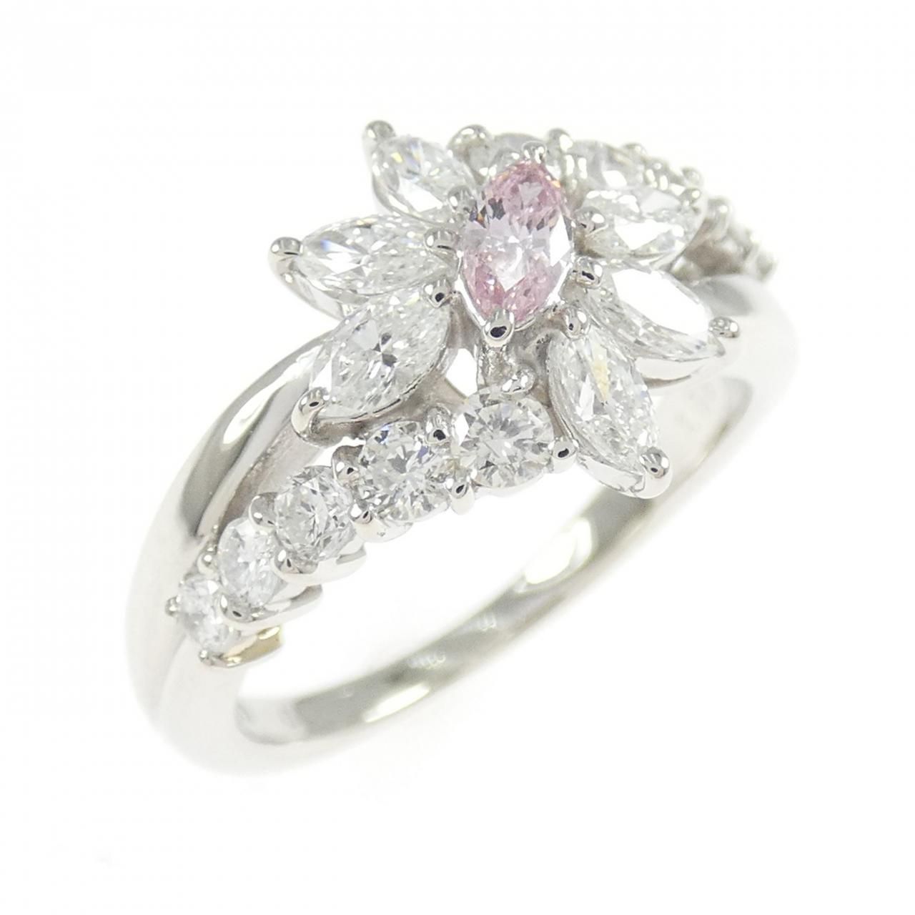 PT900 0.107CT FP I1 Marquise Cut Diamond Ring