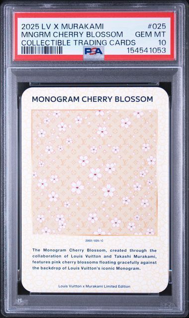PSA10】ルイ・ヴィトン ×村上隆コラボ 限定カード Monogram Cherry