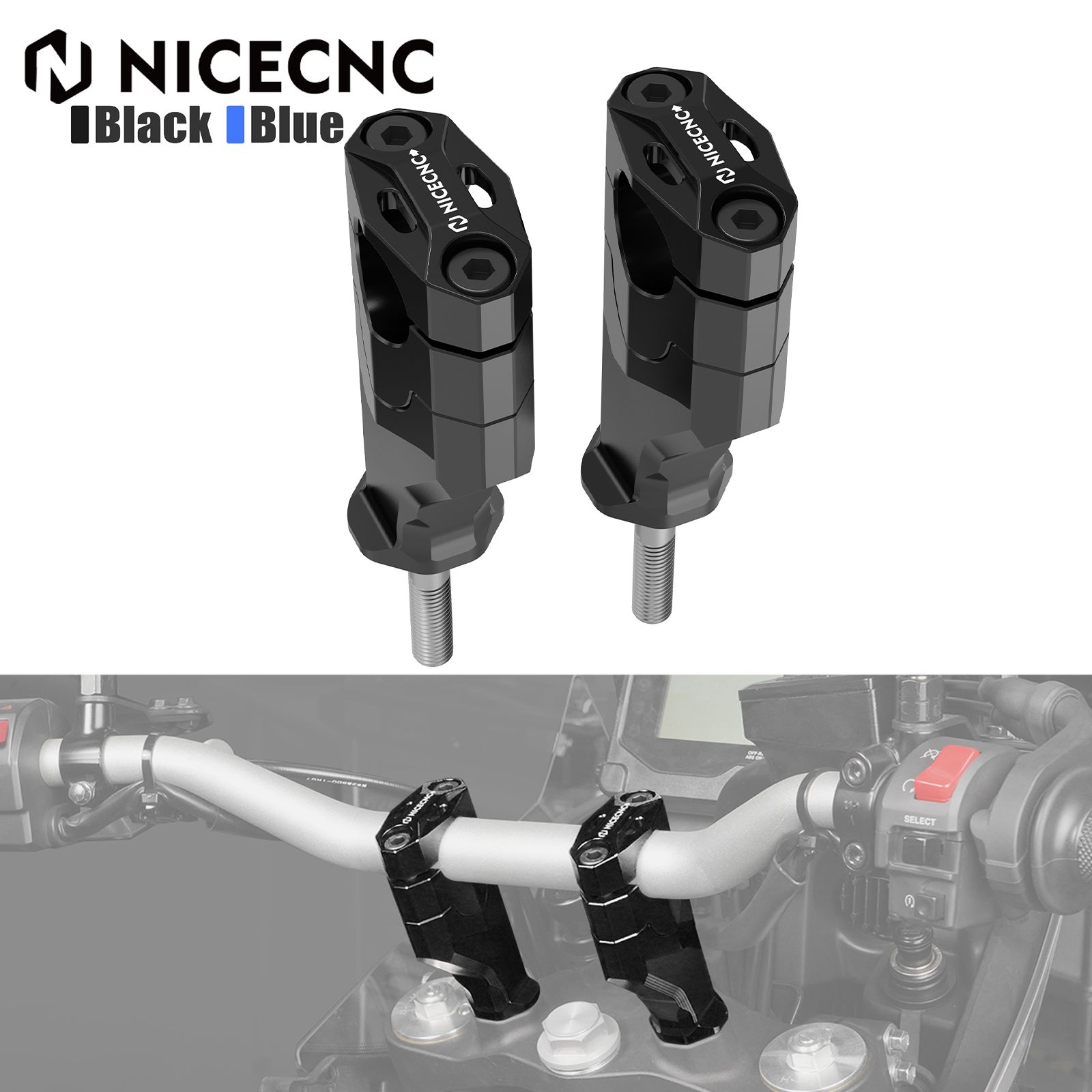 ラストナイザー12本セット NICECNC ヤマハ Tenere700 XTZ700 2019〜2024対応 ハンドルバー