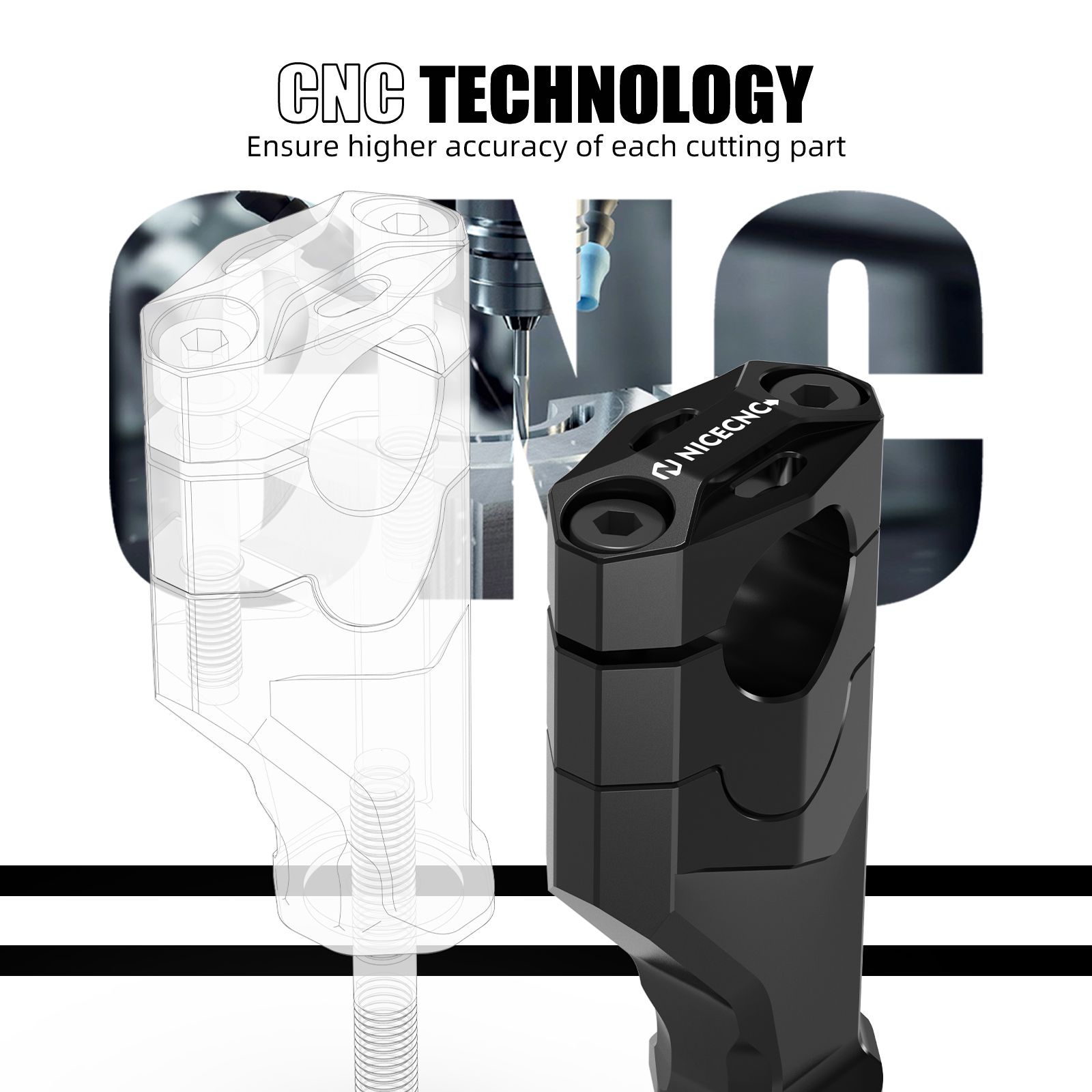 NICECNC ヤマハ Tenere700 XTZ700 2019〜2024対応 ハンドルバー