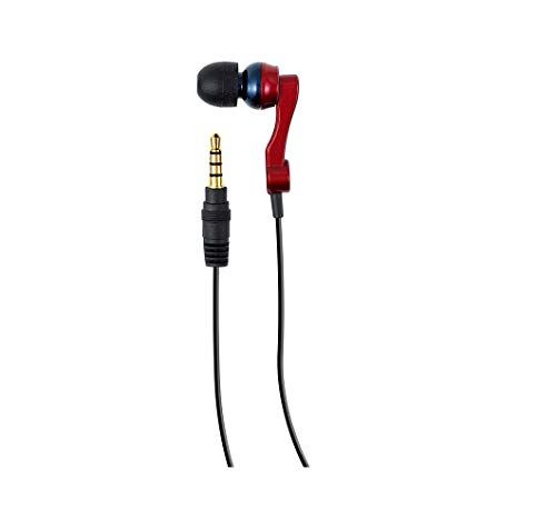 ELPA(エルパ) 集音器イヤリス専用イヤホンマイク一体型 ワインレッド