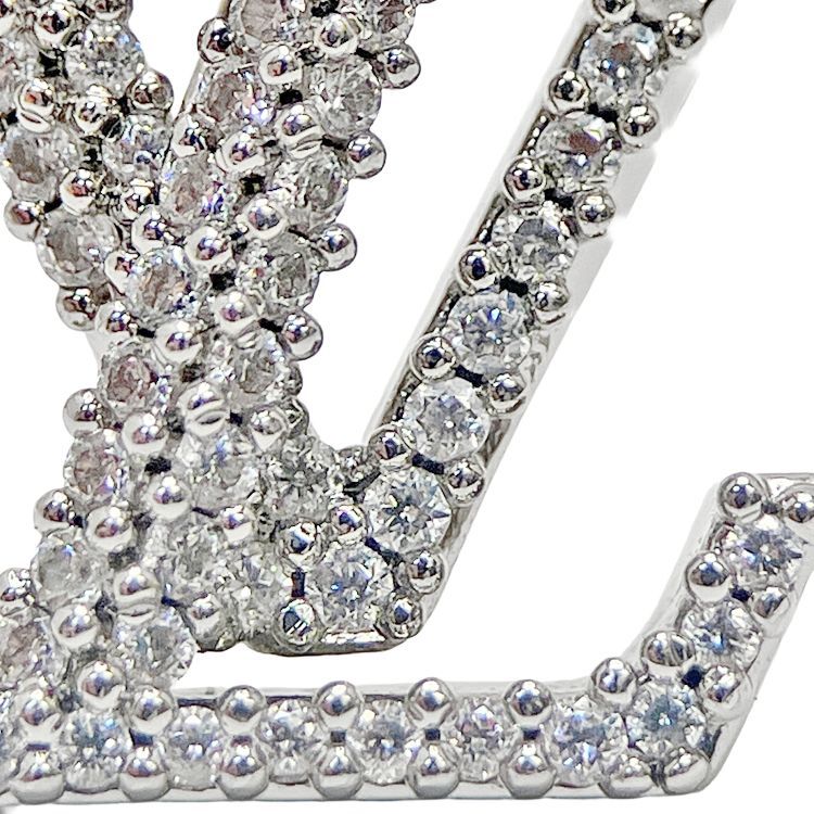 LOUIS VUITTON ルイヴィトン ピアス LV アイコニック ストラス M00608