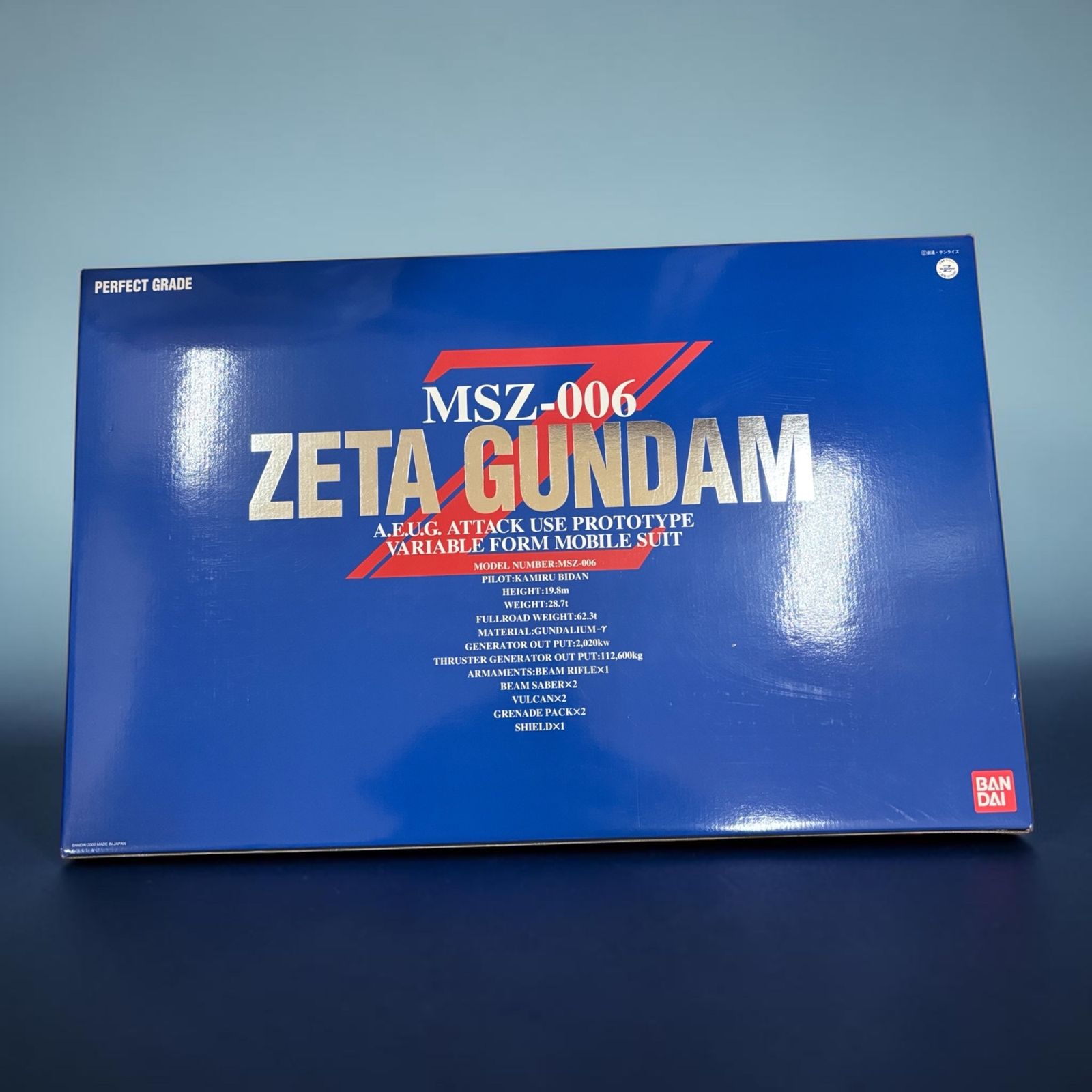 PG 1/60 MSZ-006 ZETA GUNDAM 10,430円