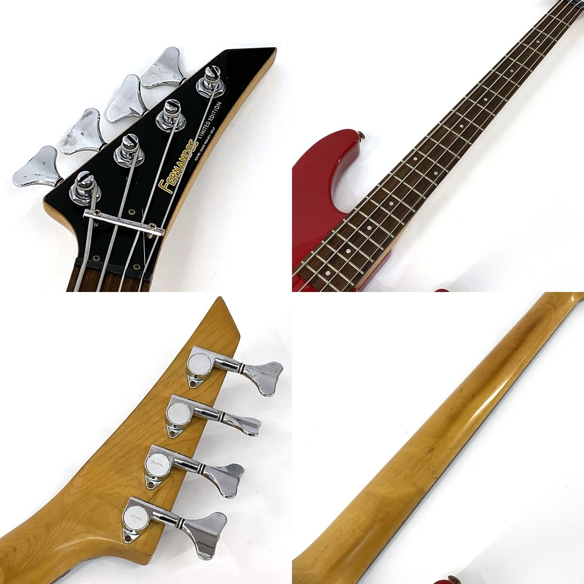 FERNANDES フェルナンデス PJS-40 レッド PJタイプ エレキベース ※中古