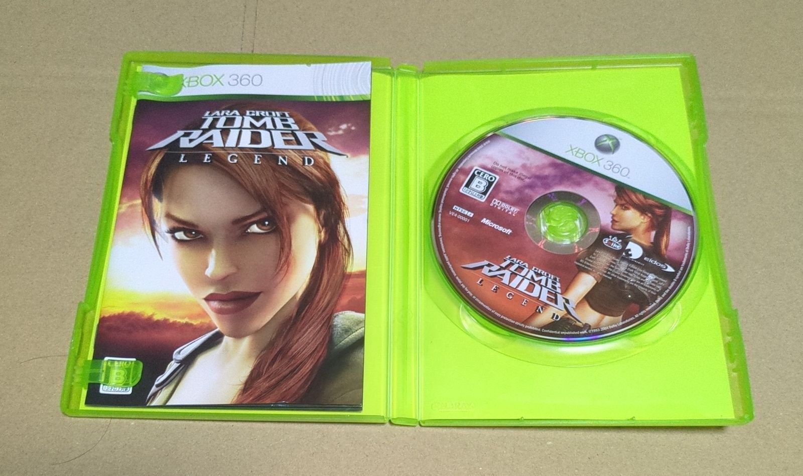 トゥームレイダー レジェンド LARA CROFT TOME RAIDER LEGEND XBOX360