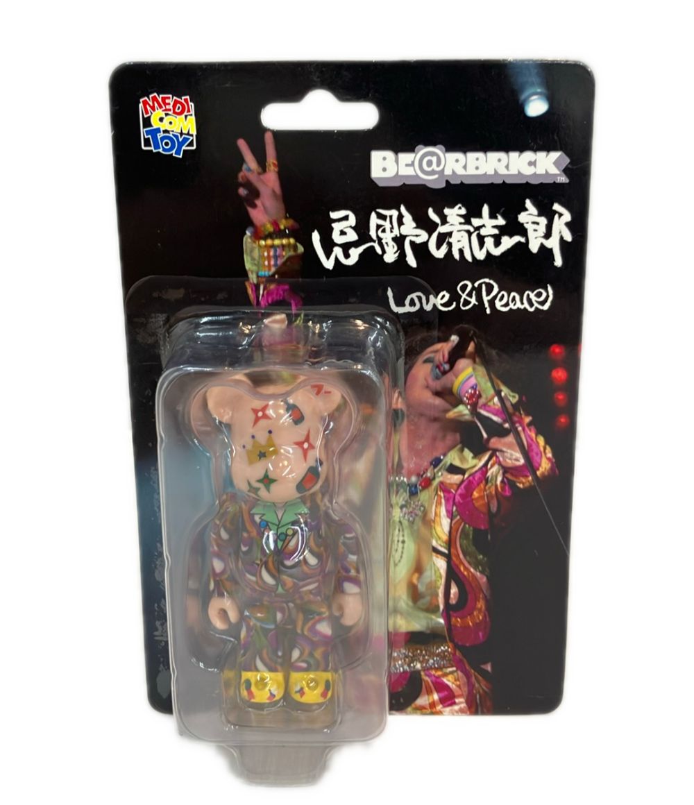 メディコムトイ BE@RBRICK 忌野清志郎 Love & Peace 100% フィギュア