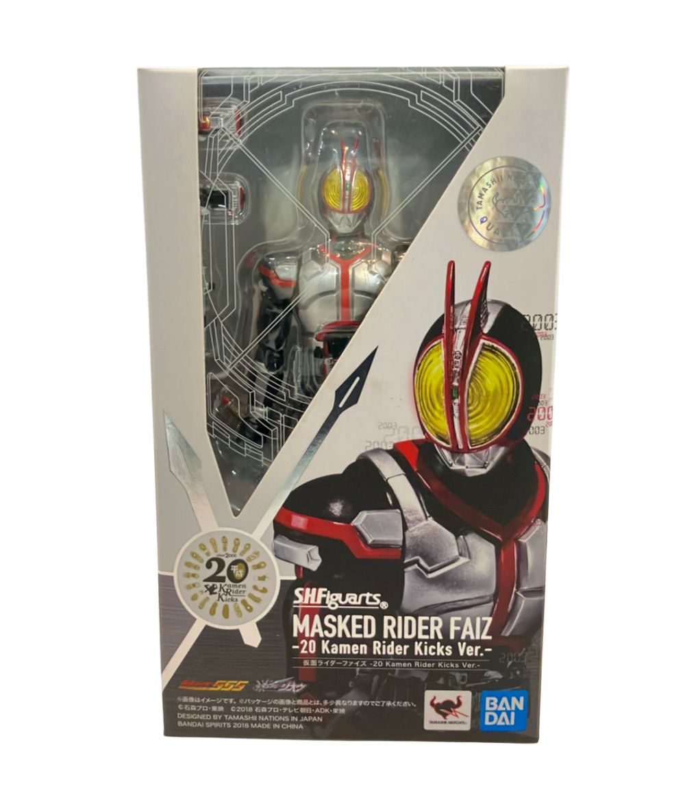 バンダイ 仮面ライダージオウ S.H.Figuarts 仮面ライダーファイズ -20 Kamen Rider Kicks Ver.- アクションフィギュア