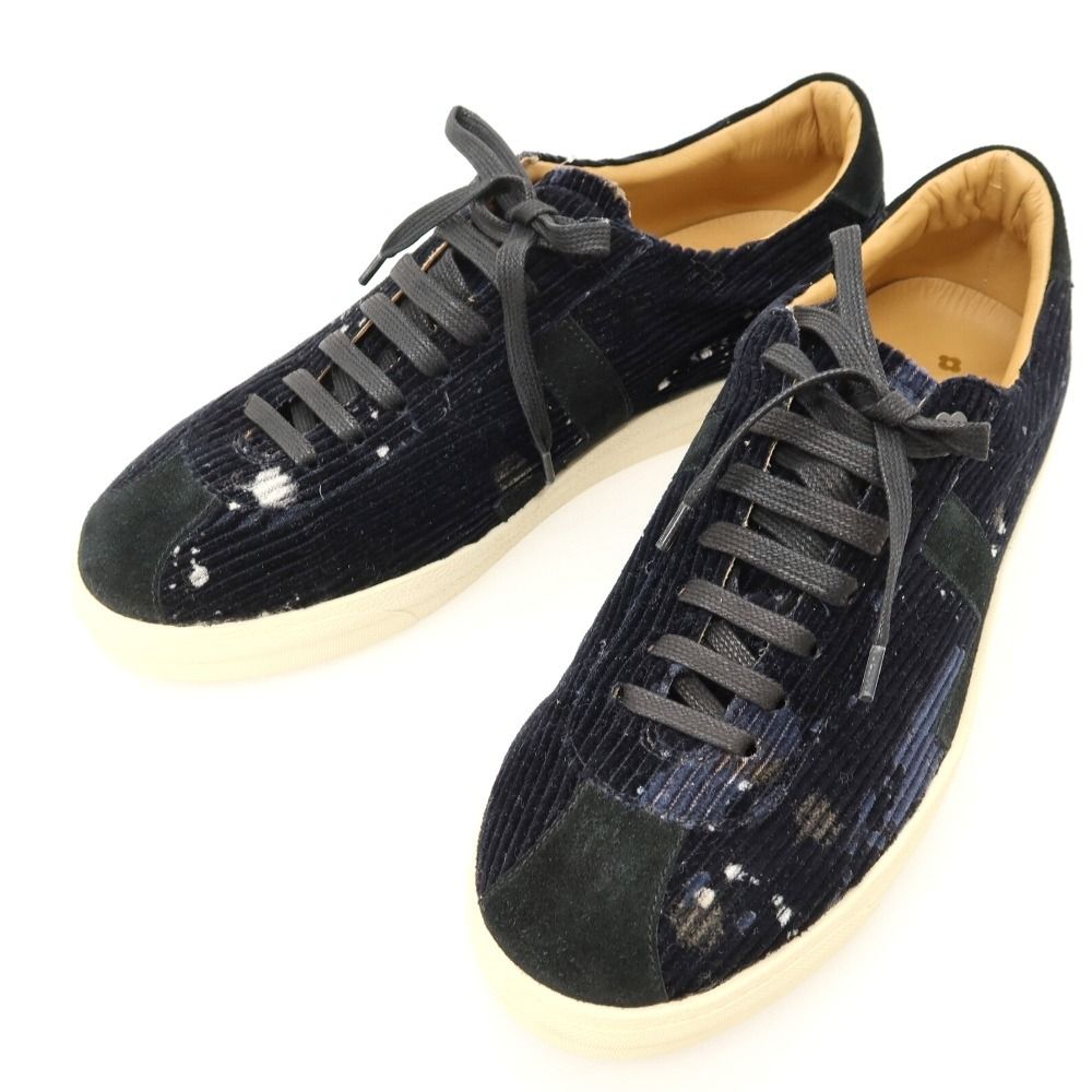 【新品アウトレット】ラルディーニ LARDINI ヌバック スニーカー ブラック【サイズ43】【メンズ】 新品アウトレット】ラルディーニ LARDINI ヌバック スニーカー