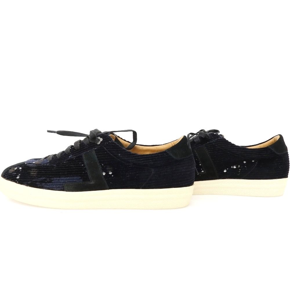 【新品アウトレット】ラルディーニ LARDINI ヌバック スニーカー ブラック【サイズ43】【メンズ】 新品アウトレット】ラルディーニ LARDINI ヌバック スニーカー