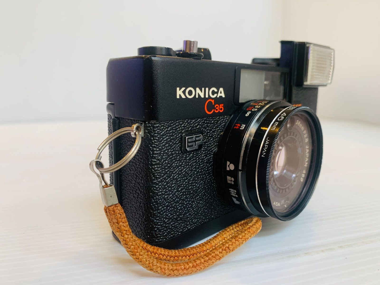 完動品】フィルムカメラ Konica C35 EF 初代ピッカリコニカ【希少