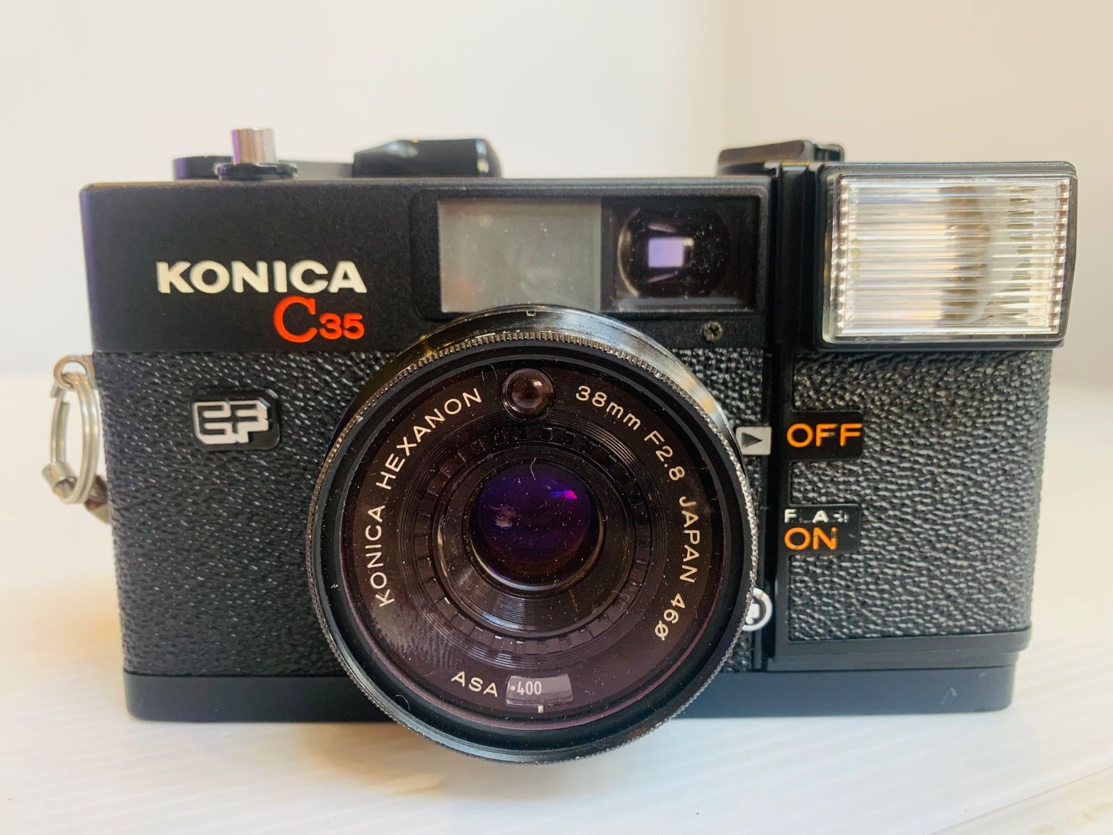 完動品】フィルムカメラ Konica C35 EF 初代ピッカリコニカ【希少