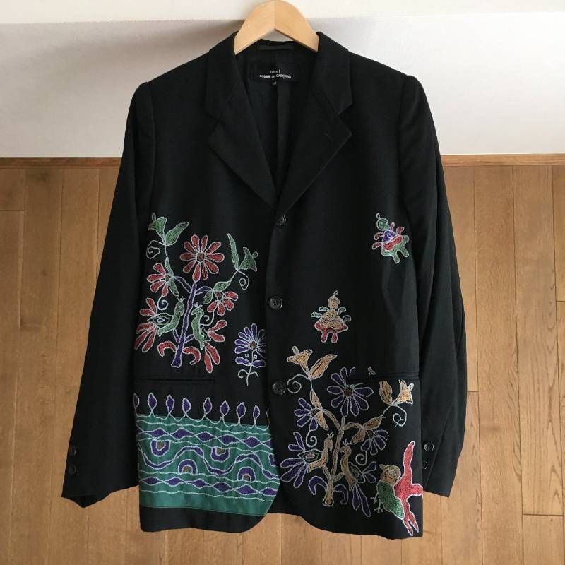 美品 AD1991 tricot COMME des GARCONSトリココムデギャルソン 刺繍
