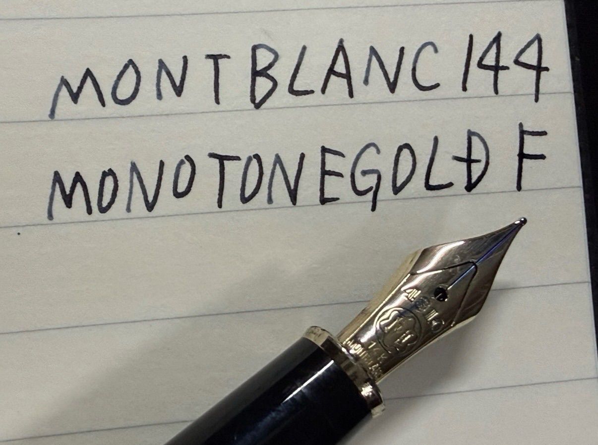 極美品 モンブラン montblanc マイスターシュテュック 144 ブラック 全