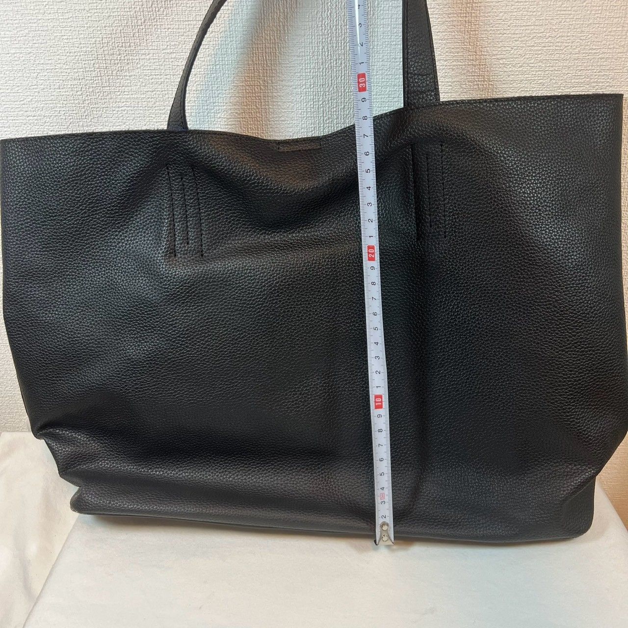 UNITED ARROWS TOKYO レザー トートバッグ ブラック 大容量 A4収納可
